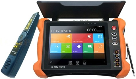 Тестер Tezter TIP-HOL-MT-8 универсальный AHD/CVI/TVI/CVBS/SDI и IP-видеосистем