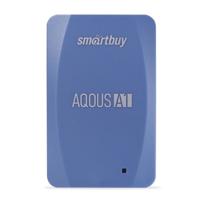 Накопитель SSD 2.5'' SmartBuy SB001TB-A1C-U31C внешний, Aqous A1 1TB 500/400MB/s TLC 3D NAND USB 3.1 blue