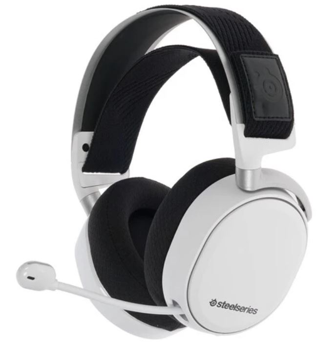  Наушники с микрофоном SteelSeries Arctis Pro + GameDAC 61454 3м, мониторные, оголовье, белый