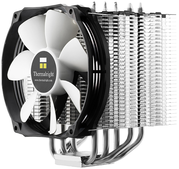 Кулер Thermalright Macho 120 SBM (LGA775/1150/1151/1155/1156/1356/1366/2011/2011-3,AM2,AM2+,AM3/AM3+/FM1) 300 – 1300 RPM, 21 – 33dBA, 12.88- 55.81 CFM