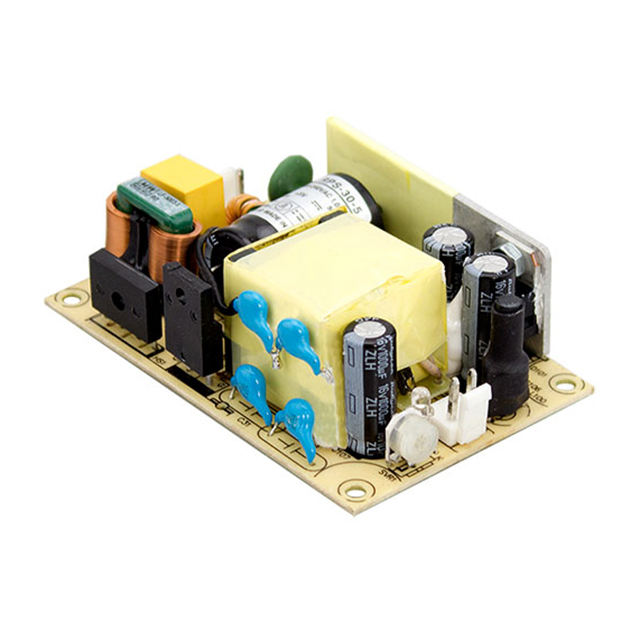 Преобразователь AC-DC сетевой Mean Well RPS-30-7.5 med, 30Вт, вход 80…264В AC 47…63Гц, выход 7.5В/4А, рег. вых. 7.12…8.3В, изоляция 4000В AC, на плате
