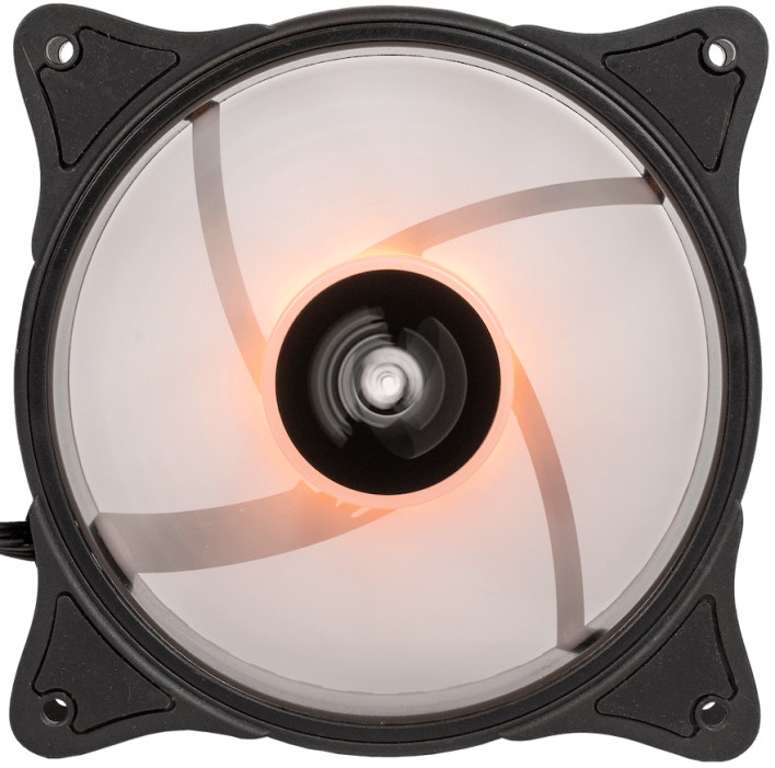 Вентилятор для корпуса Eurocase IN GLOW RGB 120х120х25mm, 1200rpm, 39.6CFM, 25.3dBA, 3-pin