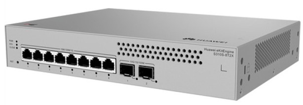 Коммутатор Huawei S310S-8T2X 98012459 (L2+, 8*10/100/1000BASE-T ports, 2*10GE SFP+ ports, built-in AC power, Fanless)