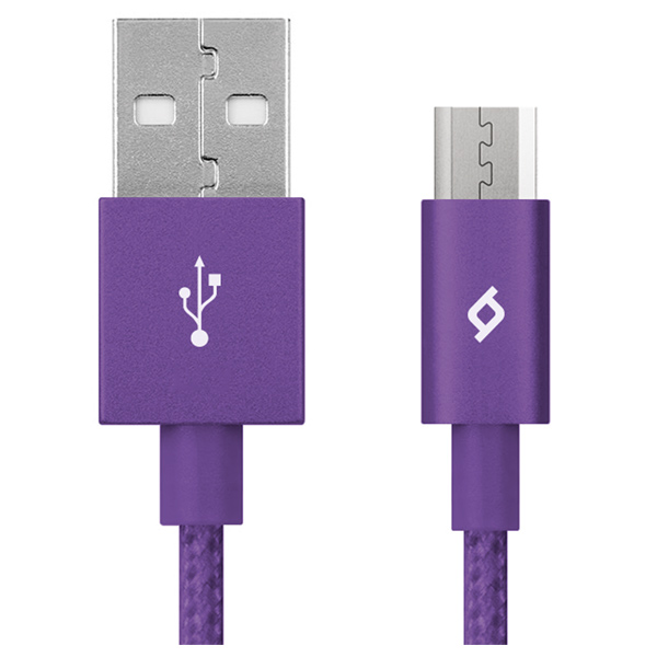 Кабель TTEC 2DK11MR microUSB 1.0m alum violet