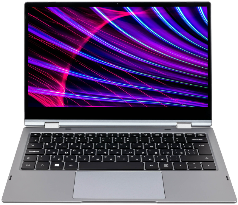 Ноутбук HIPER Slim H1306O582DM i5-1235U/8GB/256GB SSD/Iris Xe Graphics/13.3 FHD IPS/Touch/noDVD/cam/BT/WiFi/DOS/silver