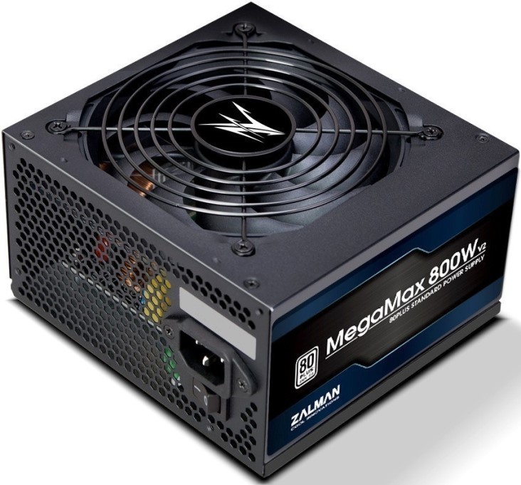 730-875W  Xcom-Shop Блок питания ATX Zalman ZM800-TXII 800W, APFC, 120mm fan, 80+ Standat, 230V EU, Retail