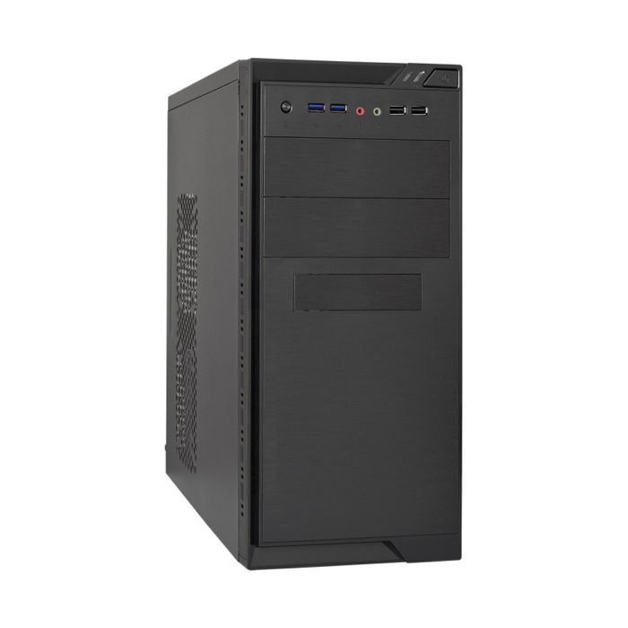 Корпус mATX Exegate MA-372UX EX283236RUS minitower, UN400, 120mm 2*USB+2*USB3.0, Audio, black
