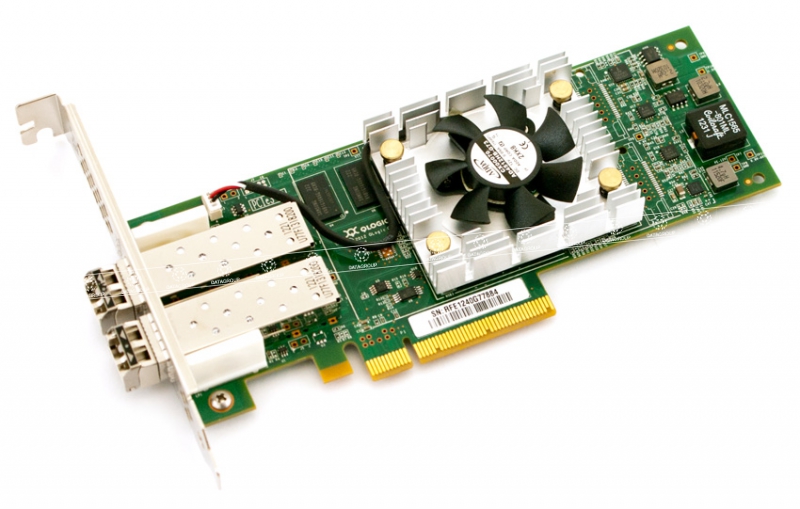 Сетевая плата Qlogic QLE2672-CK 16Gb Dual Port FC HBA, PCIe Gen3 x4, LC multi-mode optic