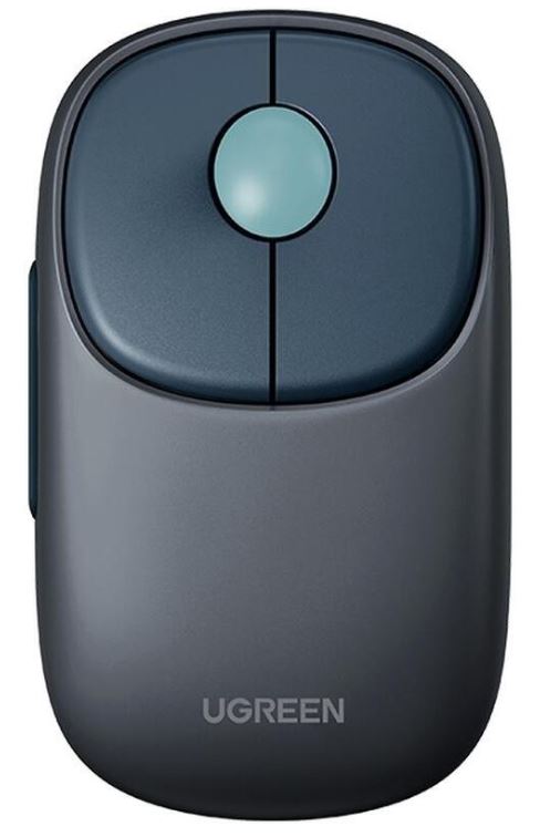 Мышь Wireless UGREEN MU102 FUN+ 2.4 GHz, BT, цвет: глубокий синий