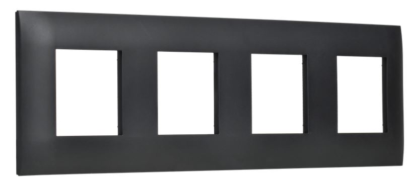 Рамка четверная IEK SK-M42-K02 SKANDY SK-F04Bl Черный