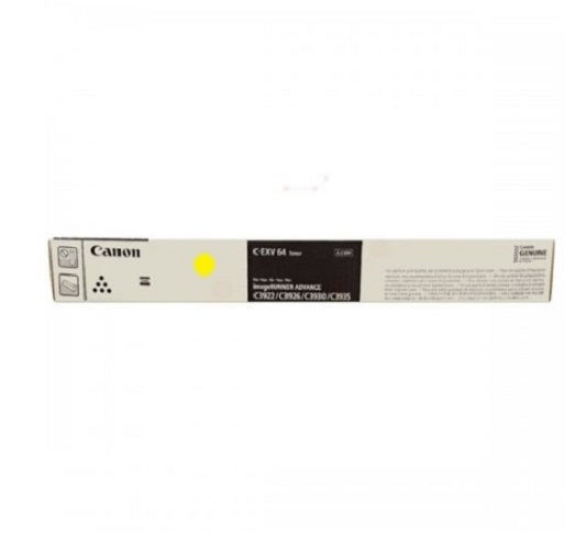 Тонер-картридж Canon C-EXV64 5756C002 желтый для DX C3922i/ C3926i/ C3930i/ C3935i (25 500стр.)