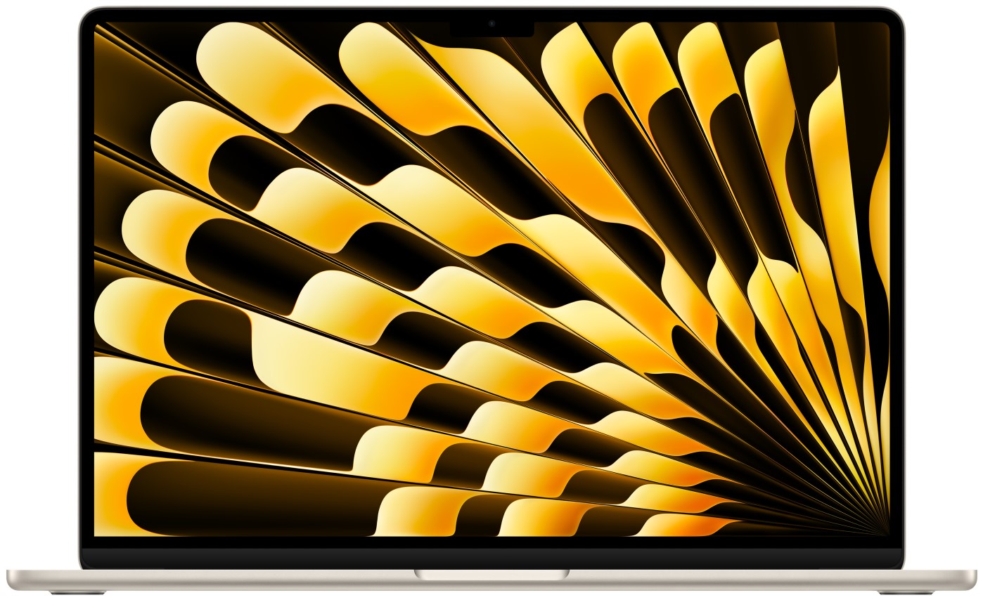 Ноутбук Apple Macbook Air 15 (2025) MW1J3 15-inch MacBook Air: Apple M4 chip with 10-core CPU and 10-core GPU, 16GB, 256GB SSD - Starlight