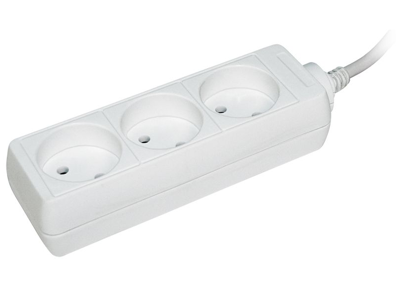 Удлинитель IEK WYP10-06-03-05-N 3х5м без заземл. 10А IP20 У3 2P 250В 2х0.75