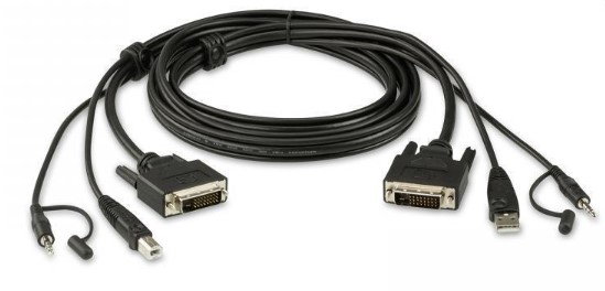Разное Комплект кабелей Aten 2L-7D02UDX3 USB, DVI-D Dual Link, Dual Display для защищенного KVM-переключателя (1.8м)