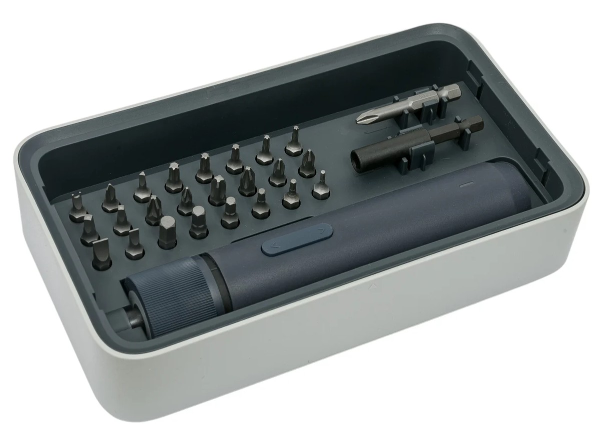 Отвертка HOTO HTE0028IE аккумуляторная с набором из 25 бит HOTO 3.6V Cordless Screwdriver, синий