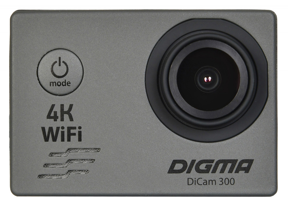 Экшн камеры Экшн-камера Digma DiCam 300 DC300 серая