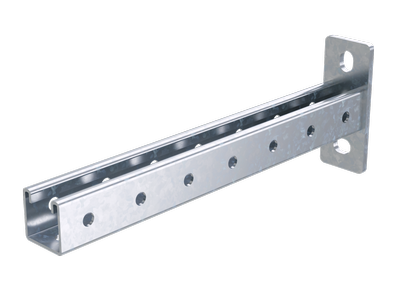 Консоль DKC BBP4120ZL одиночная, 41х41 мм, осн. 200 мм, цинк-ламельная, B5 Combitech (уп/12 шт)