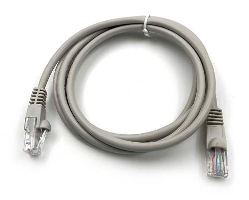 Кабель патч-корд U/UTP 5e кат. 1.5м Buro UTP-5E-1,5M-G литой (molded), 4 пары, 26AWG, CCA, серый