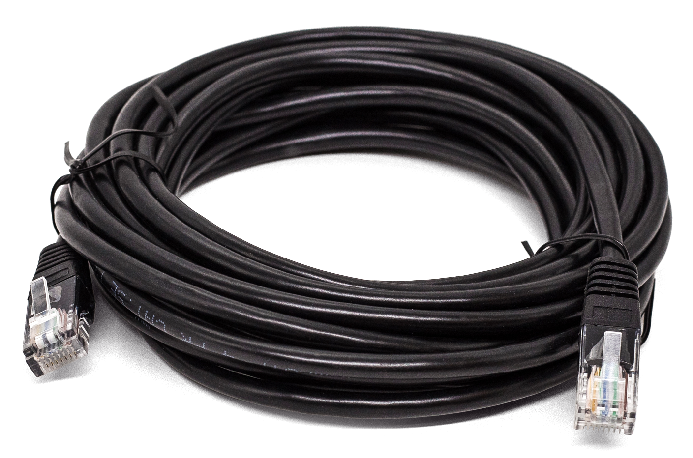 Кабель патч-корд U/UTP 5e кат. 3м Filum FL-U5-3M-BK 26AWG(7x0.16 мм), омедненный алюминий (CCA), PVC, чёрный