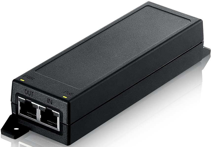 Модули и трансиверы Инжектор PoE ZYXEL POE12-30W-EU0101F PoE12-30W, 802.3af/at (30 Вт), 2.5G