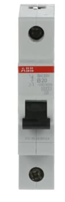 Автоматический выключатель ABB 2CDS211001R0205 1-полюсной SH201 B 20A