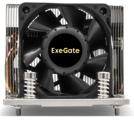 Кулер Exegate ESNK-P0063AP4.PWM.2U.SP3.Cu EX293436RUS LGA SP3 (Al+Cu, 60mm fan, 1600-6800RPM, 54,3 dBa, 4-pin PWM, TDP 240W) retail box