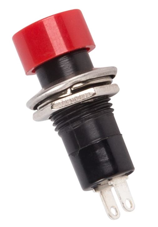 Выключатель Rexant 36-3060 кнопка 250V 1А (2с) ON-OFF красная (PBS-16А)