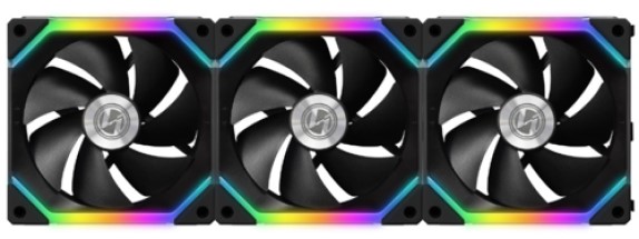 Вентилятор для корпуса Lian Li UNI FAN SL120 G99.12UF3B.R0 120mm, 800-1900rpm, 58.54CFM, 31dBa (3-pack)