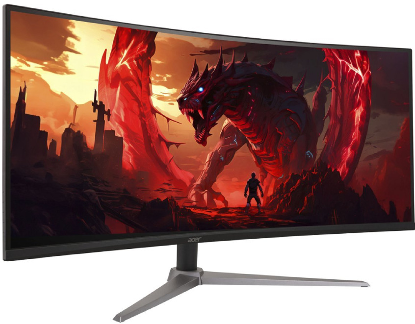 Монитор 34 Acer Nitro ED340CUHbmiipx UM.CE0EE.H01 3440x1440, 1/5 мс, 250 кд/м2, 21:9, VA, 100Hz, 2xHDMI(2.0) 1xDP(1.4), Audio out, Speakers 2Wx2, syn