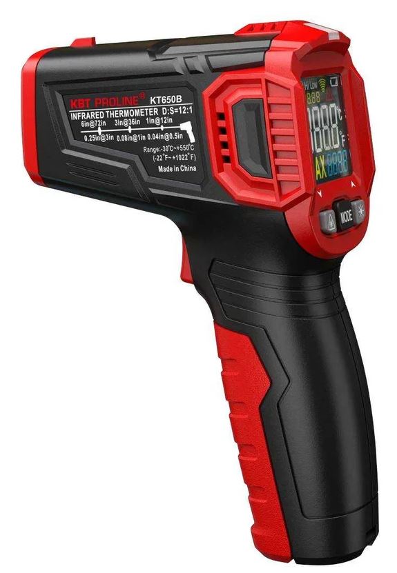  Пирометр КВТ 79138 бесконтактный цифровой KT 650B серия PROLINE