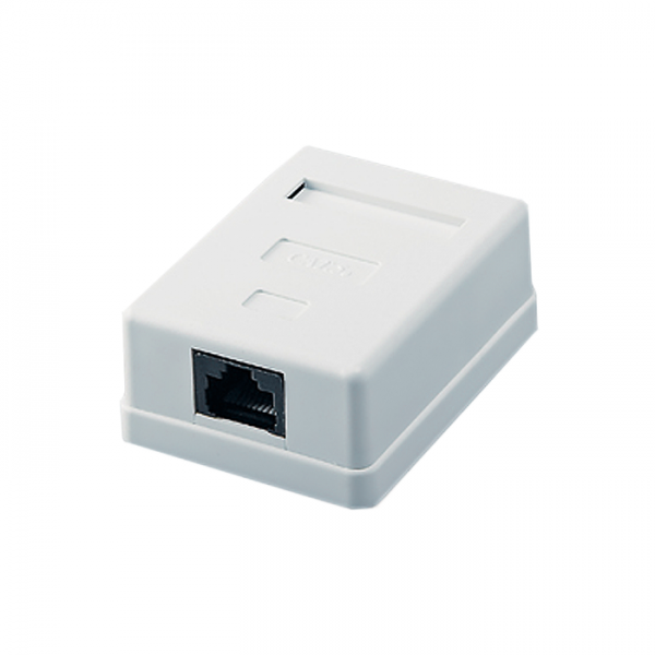 Розетка SUPRLAN 10-0307 компьютерная8P8C (RJ-45), UTP, 5e, 1 порт
