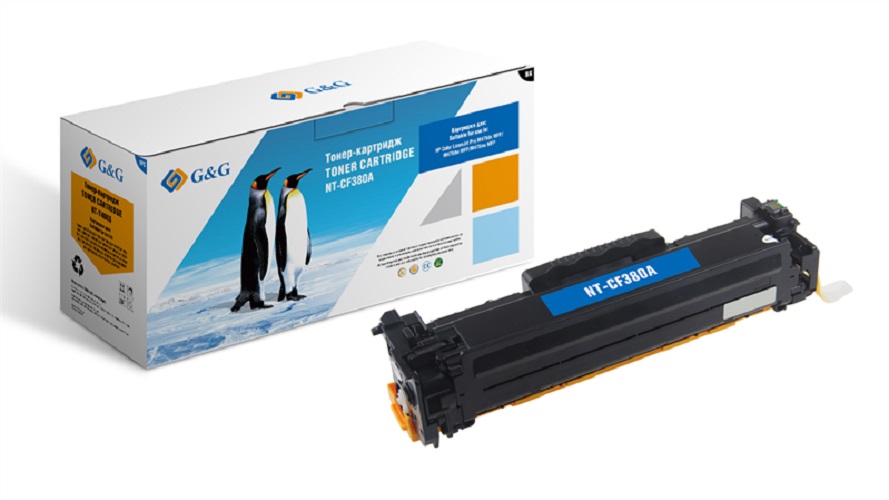 Картридж GG-CF380A Cartridge G&G for HP CLJ Pro M476dn MFP/M476dw MFP/M476nw MFP, with chip (2 400)