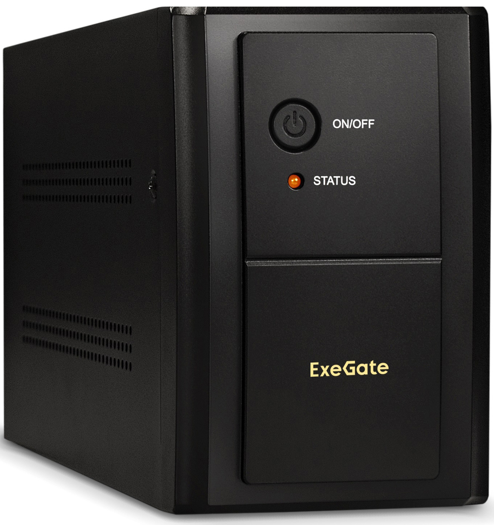  Источник бесперебойного питания Exegate SpecialPro UNB-1500.LED.AVR.EURO.RJ.USB EP212521RUS 1500VA/950W, LED, AVR, 4 евророзетки, RJ45/11, USB, black