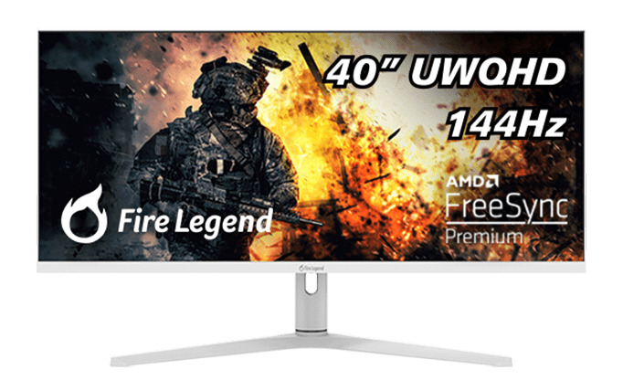 Монитор 40 Aopen 40XV1CUPwmiiphux UM.MX1EE.P09 3440x1440, 1/4 мс, 600 кд/м2, 21:9, IPS, 144Hz, 2xHDMI, DP(1.2), Type-C(90W), Speakers 4Wx2, White, 60
