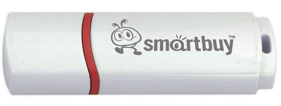 Накопитель USB 2.0 8GB SmartBuy SB8GBCRW-W Crown белый