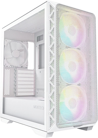 Корпус eATX Montech Air 903 Max белый, без БП, боковая панель из закалённого стекла, 2*USB 3.0