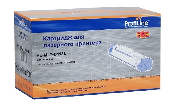 Картридж ProfiLine PL_MLT-D115L_New chip для Samsung Xpress SL-M2620/SL-M2620D/SL-M2620DW/SL-M2670/SL-M2820 (для аппаратов, выпущенных после 01.07.201