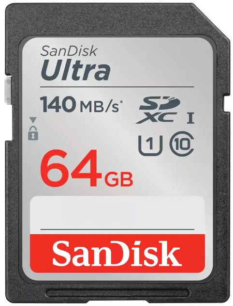  Карта памяти SDXC 64GB SanDisk SDSDUNB-064G-GN6IN UHS-I