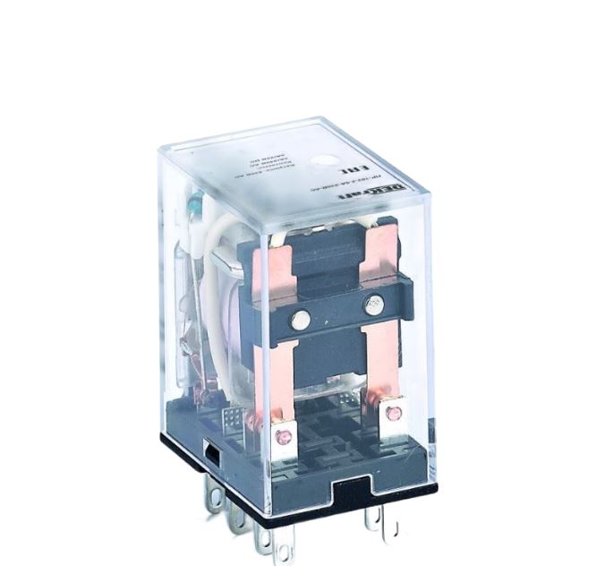 Коммутационное реле  Xcom-Shop Реле промежуточное DEKraft 23866DEK 2 конт. с LED инд. 5А 380В AC ПР-102