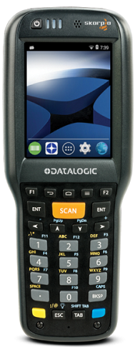 Терминал сбора данных Datalogic Skorpio X4 942550022 Hand held, 802.11 a/b/g/n MIMO CCX v4, Bluetooth v4, 1GB RAM/8GB Flash, 28-Key Numeric, White Ill