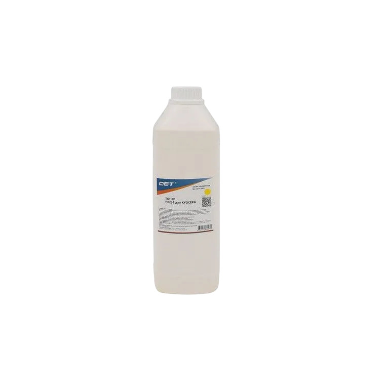 Тонер CET PK231 OSP0231Y-500 желтый бутылка 500гр. для принтера KYOCERA ECOSYS M8124cidn/8130cidn