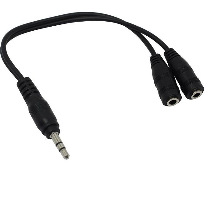 Кабель-разветвитель аудио Exegate EX-CCA-415-0.3 EX284946RUS 3.5mm Jack M/2x3.5mm Jack F, 0,3м