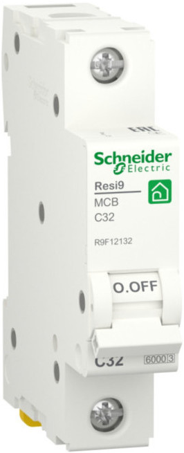 Автоматический выключатель Schneider Electric RESI9 R9F12132 (С) 32А 1P 6000A