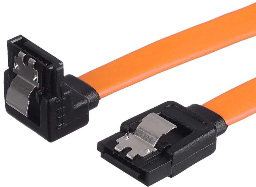 Кабель GoPower 00-00029042 SATA (m)-SATA (m) 0.5м силикон ver.3.0 оранжевый в пакете (1/250) (1000774158)
