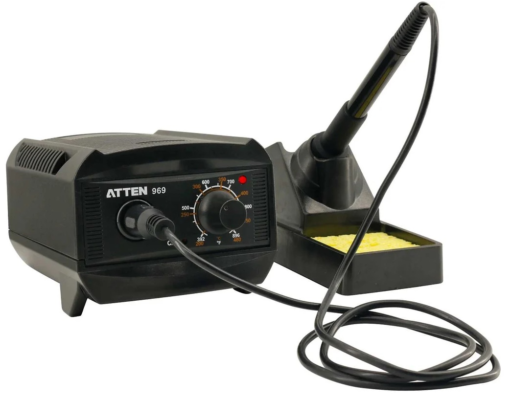 Паяльная станция Atten AT-969 230В, 60Вт, 200-480°C