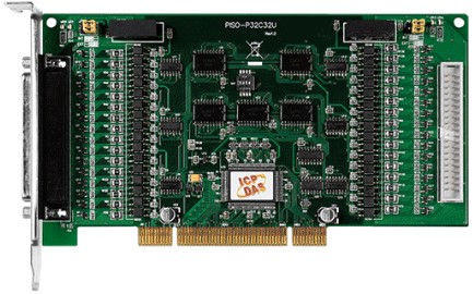 Плата ICP DAS PISO-P32C32U CR Universal PCI,32 Isolated DI, 32 Isolated DO (Current Sinking)