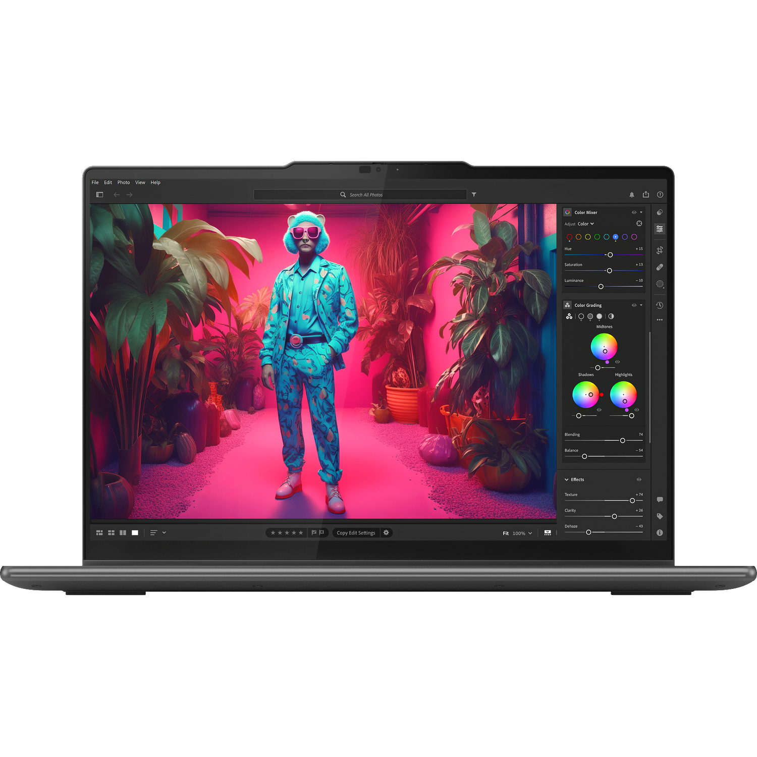 Ноутбук Lenovo Yoga 7 2-in-1 14AHP9 83DK006RRK Ryzen 7 8840HS/16GB/1TB SSD/Radeon graphics/14 WUXGA IPS/WiFi/BT/cam/Win11Home/grey