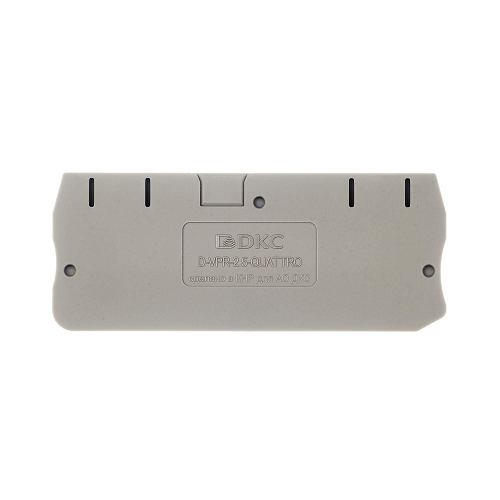Торцевой изолятор DKC D-VPR-2.5-QUATTRO для клеммы VPR-2.5-QUATTRO, Nuputuk