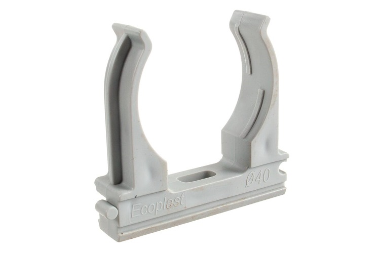 Клипса Ecoplast 41740-10 CF40G для труб D40мм (10шт)