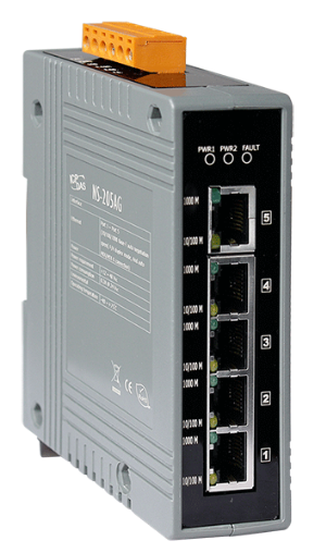  Xcom-Shop Коммутатор ICP DAS NS-205AG with +48 VDC Input (RoHS)